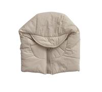 YIZITU Bonnet d'hiver en duvet pour enfant avec écharpe intégrée offrant une couverture complète contre les vents violents, chapeau chaud coupe-vent pour enfants, Beige, blanc, taille unique