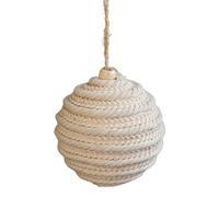 YIZITU Boule De Mousse Incassable Ornement d'arbre Vacances Corde Ficelle Orbes Noël Ornement pour Manteaux Décoration D'arbres Suspensions Sphère Ficelle