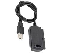 YIZITU Câble adaptateur électronique intégré vers USB mâle pour disque dur externe, station d'accueil pour transfert de données informatique, câble adaptateur USB