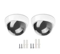 YIZITU Caméra De Vidéosurveillance avec Boîtier ABS D'aspect Réaliste Facile Antivol Dissuasion Visuelle pour Les Propriétés Fausse Caméra De Sécurité Résistante Intempéries