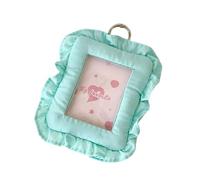 YIZITU Cintre élégant pour sacs muraux et sacs à main - Présentoir photo contemporain - Petites cartes - Lavable - Breloque d'album en polyester, Vert lac, One Size