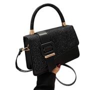 YIZITU Collection printemps 2023 Sac fourre-tout en cuir PU compact et fonctionnel Sac à main multifonction, Noir