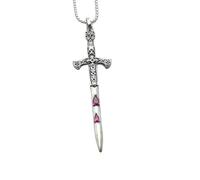 YIZITU Collier avec pendentif gothique en alliage mettant en valeur l'individualité et le mystère pour les jeunes créateurs de tendances