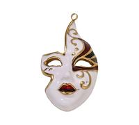 YIZITU Collier Pendentif Masque D'opéra Bijoux en Alliage Dessins De Peinture Goutte À Goutte pour Usage Quotidien Accessoires Fête Accessoire Collier Culturel Chinois