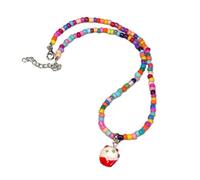 YIZITU Collier ras du cou en résine avec pendentif en forme de gâteau coloré pour femmes et filles, bijoux faits à la main pour femmes, bijoux tendance