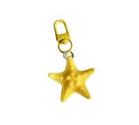 YIZITU Colorful Sea Star Keychain Pendant Starfishes De Cartouche Cartouche Carle Voiture Decoration À La Mode Gift Multicolored