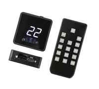 YIZITU Contrôleur De Vitesse De Ventilateur 4 Broches avec Télécommande À Affichage Numérique 24 V 12 V 5 V Réglage Rapide De La Température De Contrôleur De Vitesse De Ventilateur PC Silencieux