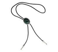 YIZITU Cravate Western Turquoises Pendentif Cravate Costume Formelle Boloties Musique Concert Boloties Rodéos Cravate Costume Cou Bijoux Chemise Cravate, Turquoise vert foncé, taille unique