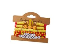 YIZITU De Perles De Sport Créatif sur Le Thème du Football Et du Softball Conception Élastique Réglable pour Un De Actif De Bijoux Polyvalent pour Les Fans De Sport