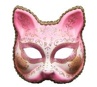 YIZITU Demi-visage de Mardi Gras de l'anime japonais pour bal masqué