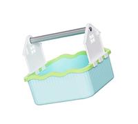 YIZITU Dispositif D'entraînement À La Défécation des Perroquets avec Cadre Métallique pour Plusieurs Espèces d'oiseaux Habitats Propres Outil De Gestion des Déchets des Petits Oiseaux