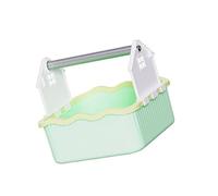 YIZITU Dispositif D'entraînement À La Défécation des Perroquets avec Cadre Métallique pour Plusieurs Espèces d'oiseaux Habitats Propres Outil De Gestion des Déchets des Petits Oiseaux