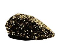 YIZITU Élégant chapeau d'hiver élégant à paillettes pour femme hiver automne pour femme fête à thème rendez-vous voyage usage quotidien mode, m, taille unique