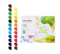 YIZITU Ensemble de peinture aquarelle multifonction pour artistes - Pigment professionnel pour enfants et étudiants - Tube en aluminium - Aquarelle