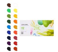 YIZITU Ensemble de peinture aquarelle multifonction pour artistes - Pigment professionnel pour enfants et étudiants - Tube en aluminium - Aquarelle
