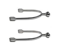 YIZITU Éperons Équestres en Acier Inoxydable Haute Résistance Éperons D'équitation en Acier Inoxydable De Styles Anglais pour Une Équitation De Précision Éperons De Cheval Ergonomiques