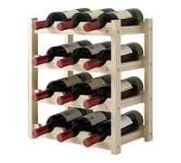 YIZITU Étagère à vin décorative en bois massif pour la maison, petite armoire à vin moderne et minimaliste, treillis pour vin rouge