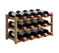 YIZITU Étagère à vin décorative en bois massif pour la maison, petite armoire à vin moderne et minimaliste, treillis pour vin rouge