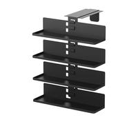 YIZITU Étagère de rangement empilable à 4 niveaux pour ranger l'eau et économiser de l'espace