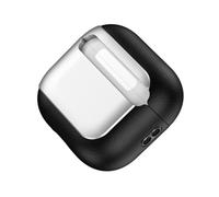 YIZITU Étui de protection en cuir pour Pods 4 permettant de charger tout en offrant un glissement et dispose d'un port de charge facile d'accès gris