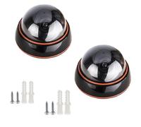 YIZITU Fausse Caméra De Simulée avec Un Aspect Réaliste Entretien Moins Facile À Monter pour La Sécurité des Entreprises À Domicile 2X Caméra De Sécurité Factice