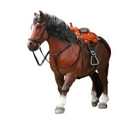 YIZITU Figurine d'action 1/12 - Modèle de cheval - Pour une utilisation éducative et décorative - Accessoire de décoration - Collection pour les amateurs d'animaux