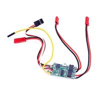 YIZITU Fournitures sans capteur brossé pour jouet de voiture, programmation à distance, 5 A, double canal, modèle bidirectionnel, contrôleur de vitesse de moteur de voiture pour moteur électrique
