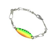 YIZITU Handmade Alloy Fish Hook Bracelet Adjustable Length Unisex Jewelry for Fishing Enthusiasts and Adventurers Outdoor Fishing Gears Bracelet