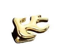 YIZITU Hollow Solid Flame Design Vampires Teeth Grillzs Copper Teeth Jewelry Halloween Party Tooth Caps Suitable For Festival Halloween Gold Fang Grillzs