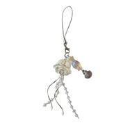 YIZITU Jellyfish Sangle de téléphone avec pendentif en acrylique pour les amoureux de la mer et les créateurs de tendances