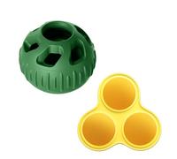 YIZITU Jouet pour chiot de petite et grande taille en silicone robuste avec distributeur de croquettes