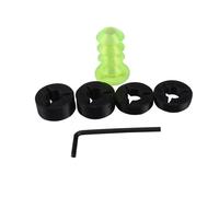 YIZITU Kits de mise à niveau de pédale Bloc d'amortissement souple pour simulateur de course Modification des pédales Réglable Bloc d'amortissement souple Mods Modification de course