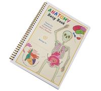 YIZITU Livre d'anatomie humaine pour enfants Montessoris Matériel d'apprentissage Secrets corporels pour enfants de 6 à 8 ans Ressources scolaires à domicile