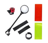 YIZITU Lunettes De Vélo Vue Arrière Grand Angle Lunettes Rétroviseur Guidon Vélo Universelles Miroir Guidon Réglable À 360 Degrés pour Vélos Miroir Cyclisme Réglable