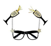 YIZITU Lunettes fantaisie en feutre pour le Nouvel An, déguisements, fête du Nouvel An, fournitures pour enfants et adultes