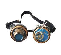 YIZITU Lunettes vintage avec double loupe pour homme et femme - Lunettes de cosplay pour Halloween