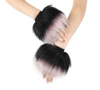 YIZITU Magnifique bracelet en peluche fabriqué à la main - Accessoire de cheveux élégant pour femmes et enfants