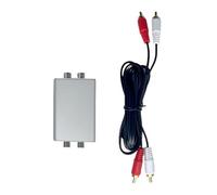 YIZITU Mélangeur De Son en Plastique Mélangeur Réduction Bruit Boîtier en Aluminium Passif Accessoires Studio Voiture Filtre Bruit Passif