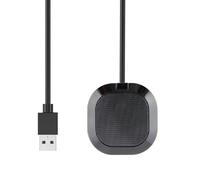 YIZITU Microphone d'ordinateur portable USB de conférence avec base antidérapante omnidirectionnelle à condensateur pour les réunions en ligne pour les vidéoconférences, les jeux et les conversations