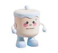 YIZITU Miniature Desktop Storage Bucket with LidOrganizer for Office Home Accessories Dustproof Design Plastic Container Miniature Workspaces Waste Basket