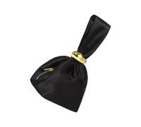 YIZITU Modern Geometric Zipper Top Handbag Wrinkles Resistant Fabric Perfect For Bride Reception Accessories Elegant Polyester Bridal