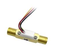 YIZITU Moniteur De Température Réglable pour Systèmes d'eau Chaude Et Lave-Linge Automatique Capteur De Débit d'eau Thermostatique en Métal Résistant À La