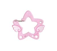 YIZITU Multipurpose Keyring Hook Wing/Star Shape Carabiners Hook Clips Camping Accessories Buckle Acrylic Keychain Acrylic Keychain