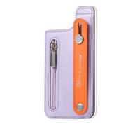 YIZITU Organisateurs de cartes solides avec fente et coutures renforcées sans support de téléphone pour téléphone portable, portefeuille à coller avec dragonne amovible