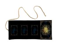 YIZITU Organisateurs De Cartes Tarot Artistiques Durabilité Polylin Imperméabilisé Lavable Compacts Pliable pour Outil Mystique Jeu Table Léger