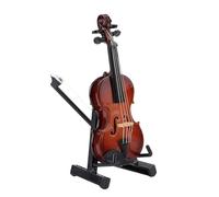 YIZITU Petites répliques en bois de violon authentique - Objet décoratif pour décoration de chambre sur le thème de la musique - Pour les amateurs de décoration de la maison sur le thème de la musique