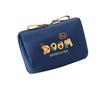 YIZITU Pochettes de rangement ergonomiques en nylon organisées pour voyage, gym, usage quotidien, étui de transport compact multifonction en nylon, bleu, One Size