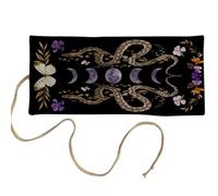 YIZITU Porte-Cartes De Tarots sur Le Thème Mystique Compacts Étui Pliable Conceptions Artistiques Stockage Pratiques Spirituelles Porte-Cartes Tarots D’Art Mystique