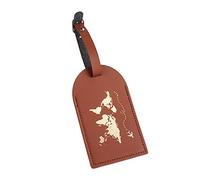 YIZITU Porte-cartes en cuir PU pour femmes, hommes, amoureux, couple, mariage, voyage, portefeuille en cuir, marron, III, Beauté de masse