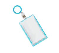 YIZITU Porte-cartes transparent avec porte-clés pour accéder au campus et à la salle de sport
